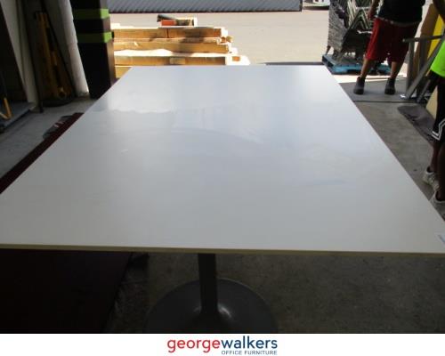 SM2 - White Boardroom Table - George Walkers Office Furniture Megastore