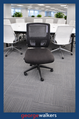 PR6389  Black Diami Office Chair - George Walkers Office Furniture Megastore