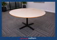 PR6670  Maple  Round Table 1.2M - George Walkers Office Furniture Megastore