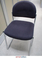 PR5567 - Blue/Red Pattern Damba Reception Chair - George Walkers Office Furniture Megastore