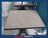 CAFE TABLE – STONE TILE TOP – INDUSTRIAL STYLE – PR6930
