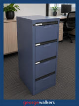 FILING CABINET – EUROPLAN – BLUE – 4 DRAWER – PR6821