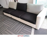 PR5765  Cream/Black/Grey  Modular Soft Seating - George Walkers Office Furniture Megastore
