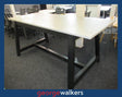 PR6187  Grey  Melteca Bar Leaner Height Table - George Walkers Office Furniture Megastore