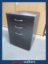 PR6565  Black  3 Drawer Mobile - George Walkers Office Furniture Megastore