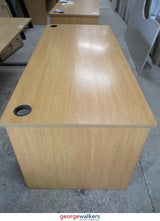 PR5755 - Tawa Woodgrain  Straight Desk - George Walkers Office Furniture Megastore