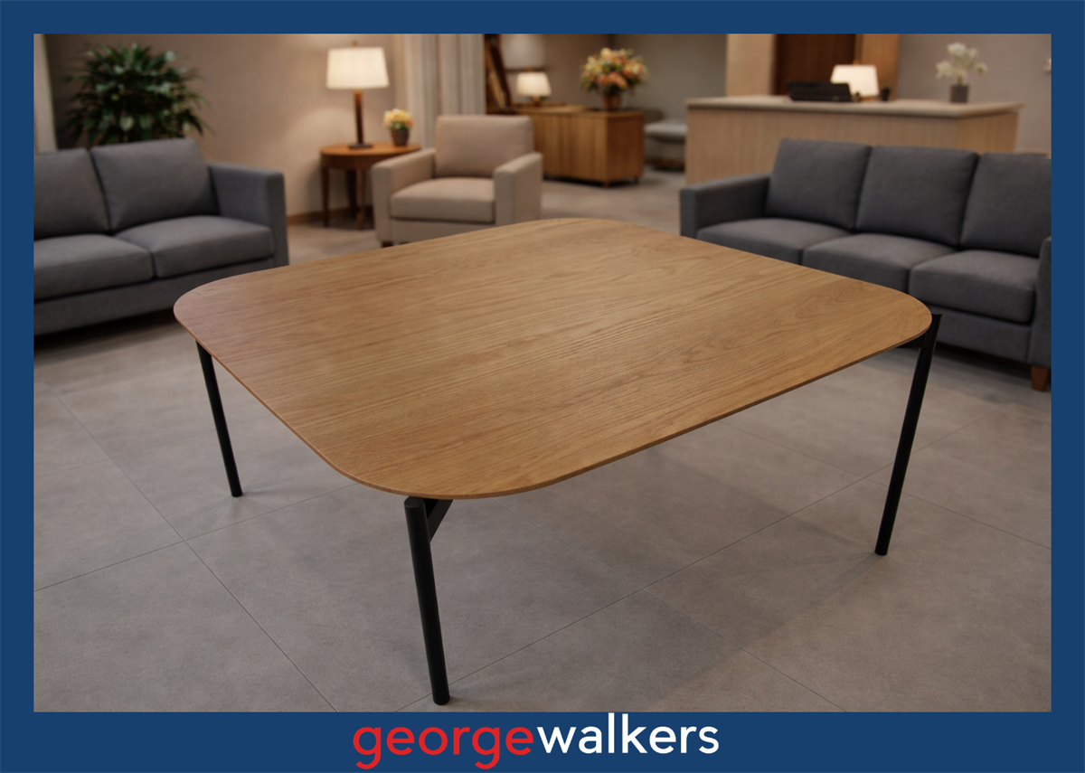 PR108 - NEW Black/Oak Coffee Table