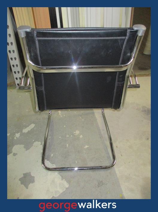 VL57  Black Meeting Chair - George Walkers Office Furniture Megastore