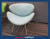 HB1B  Blue Anna D Designer Armchair - George Walkers Office Furniture Megastore