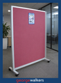 Partition - Mobile Display - 1500 x 900mm - Red - N80502 - George Walkers Office Furniture Megastore
