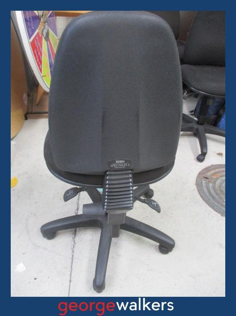 PR6702  Black Spectrum 3 Office Chair (Clearance Range) - George Walkers Office Furniture Megastore
