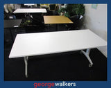 Flip table - Mobile meeting table - White - 1.8m - RRP $1,300+ - PR7036