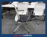 PR6388  White/Black Vitra Meda Boardroom Chair - George Walkers Office Furniture Megastore
