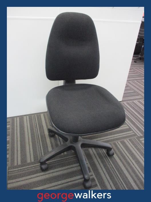 PR5627 - Black Spectrum 3 Office Chair - Refurbished - 5 Year Warranty - George Walkers Office Furniture Megastore