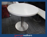 PR6310  White  9x Cafe Tables - George Walkers Office Furniture Megastore