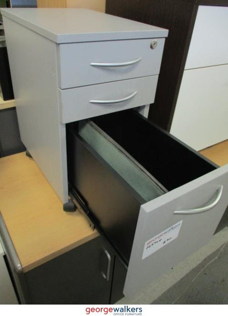 PR5704 - Grey Slimline Mobile Drawer - George Walkers Office Furniture Megastore
