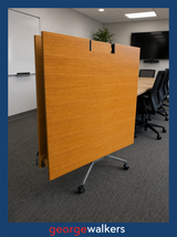 VL95  Wood  Large Folding Boardroom Table - George Walkers Office Furniture Megastore