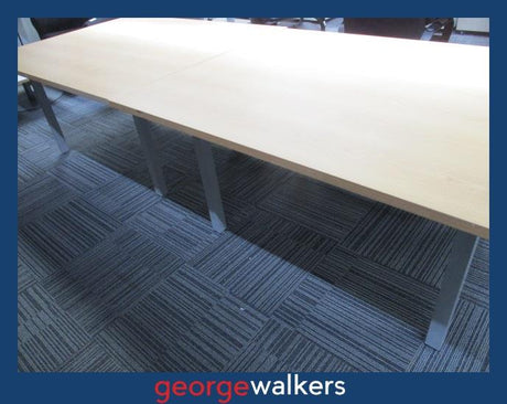 PR6249  Light Tawa  Boardroom Tables - Modular Set - George Walkers Office Furniture Megastore