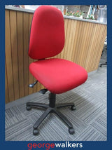 PR6498  Red Dawell Office Chair - George Walkers Office Furniture Megastore