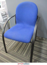 PR5340 - Blue Reception Chair - George Walkers Office Furniture Megastore