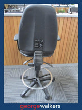 PR6496  Black/Blue Spectrum 2 High Rise Office Chair - George Walkers Office Furniture Megastore