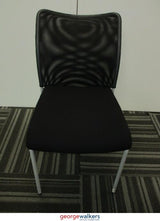 PR5665 - Black Stackable Meeting Chair - George Walkers Office Furniture Megastore