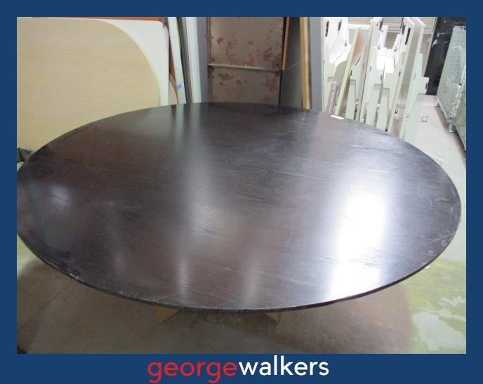 SD0005 - Dark Oak Boardroom Table - George Walkers Office Furniture Megastore