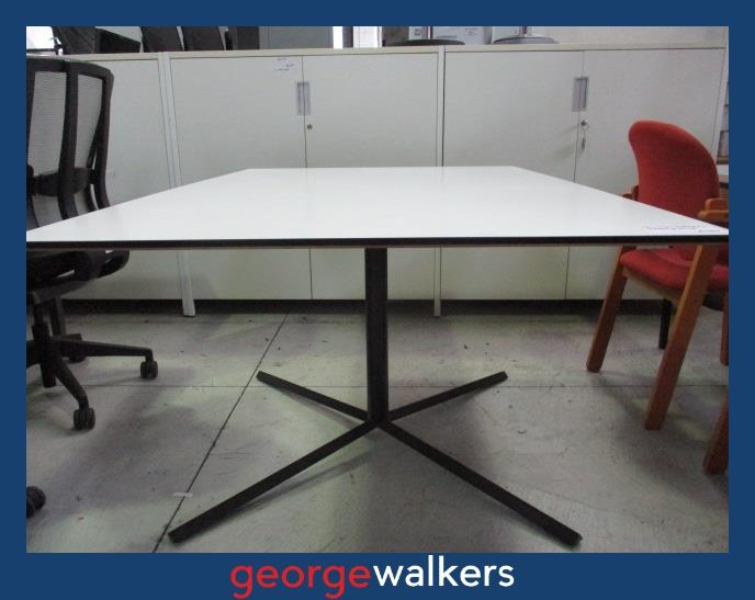 PR5954  White  Meeting Table - George Walkers Office Furniture Megastore