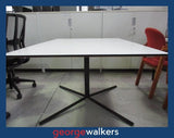 PR5954  White  Meeting Table - George Walkers Office Furniture Megastore