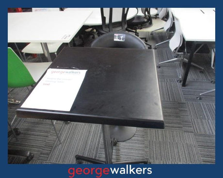 PR6473  Black  Sign-in Bar Leaner Height Table - George Walkers Office Furniture Megastore