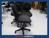 PR6322  Black Eden Tag 2.40 Mid Back Office Chair - George Walkers Office Furniture Megastore