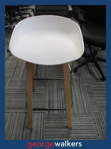 Barstool – Modern design – White – New – PR6985