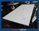 PR6755  White  Boardroom Table - George Walkers Office Furniture Megastore