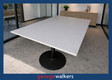 SM19 - White Meeting Table - George Walkers Office Furniture Megastore