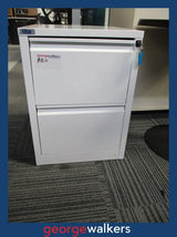 FILING CABINET – EXCEL – 2 DRAWER – LOCKABLE – WHITE – PR6960