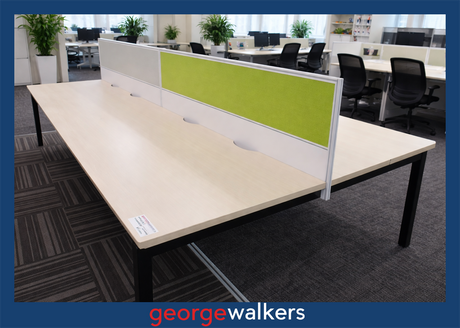 PR5642 - Ash Woodgrain  Pod Station - George Walkers Office Furniture Megastore