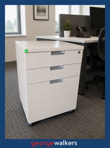 VL87  Maple  Mobile Drawer with Keys - George Walkers Office Furniture Megastore