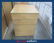 PR6259  Tawa  3 Drawer Mobile - George Walkers Office Furniture Megastore