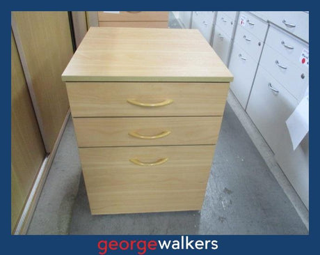 PR6259  Tawa  3 Drawer Mobile - George Walkers Office Furniture Megastore