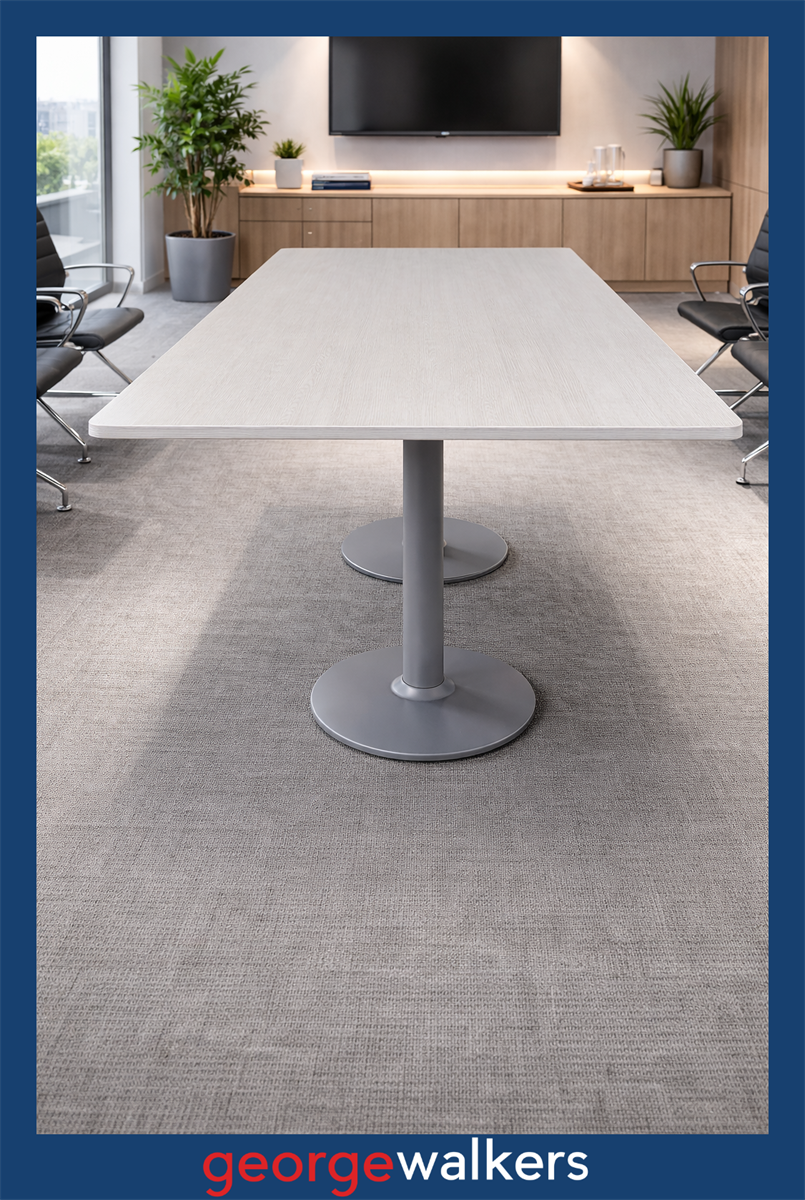 SM20 - Maple Boardroom Table - George Walkers Office Furniture Megastore