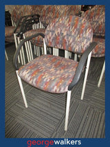 PR6728  Mixed Colour  Stackable Visitor Chair - George Walkers Office Furniture Megastore