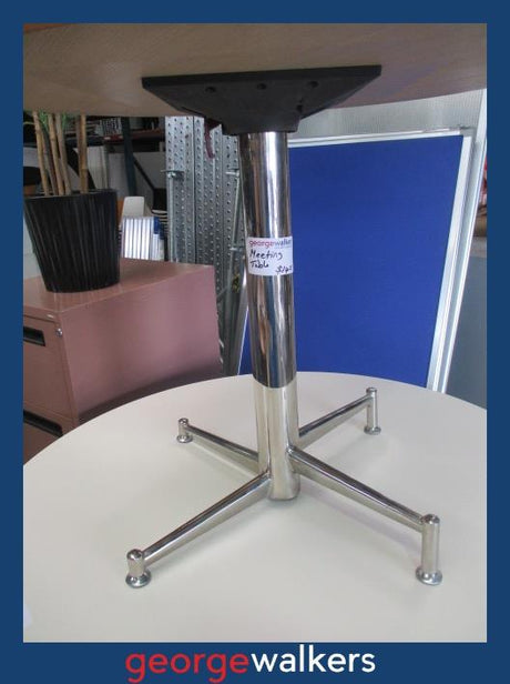 PR6480  Tawa Melteca  Round Meeting Table 90CM - George Walkers Office Furniture Megastore