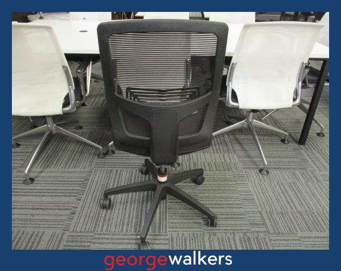 PR6389  Black Diami Office Chair - George Walkers Office Furniture Megastore