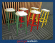 PR6424  Mixed Colour IMO Designer Bar Stools (Set of 6) - George Walkers Office Furniture Megastore