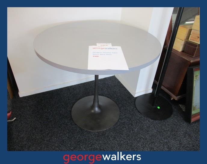 PR5474 - Silver  Display Table - George Walkers Office Furniture Megastore