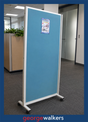Partitions - Mobile Display - 1800 x 900mm - Green - N80291 - George Walkers Office Furniture Megastore
