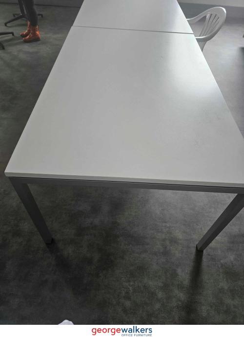Table - Meeting Table - Meeting Room Table - White - 1500 x 1000 x mm