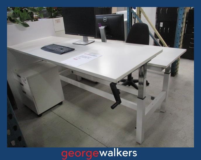 POD WORKSTATION – KNIGHT GROUP AGILE – 2 PERSON – MANUAL HEIGHT ADJUSTABLE – PR6954