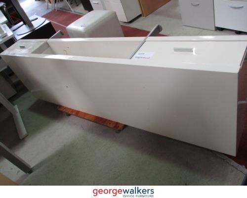 PR5745 - White  TV Entertainment Unit - George Walkers Office Furniture Megastore