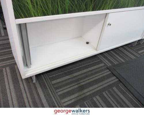 PR5751 - White  Reception Desk - George Walkers Office Furniture Megastore